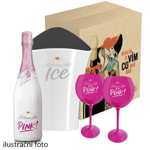 Dárkový set Bohemia Sekt Ice PiNK!
